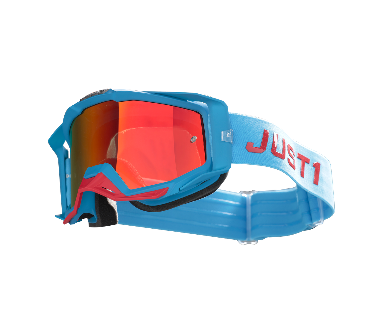 JUST1 GOGGLE IRIS PULSAR TURQUOISE/RED