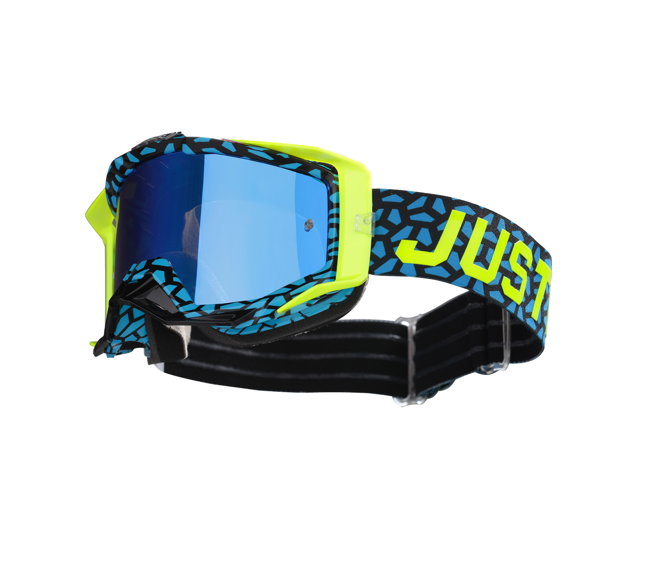 JUST1 GOGGLE IRIS MASK TURQUOISE / FLUO YELLOW