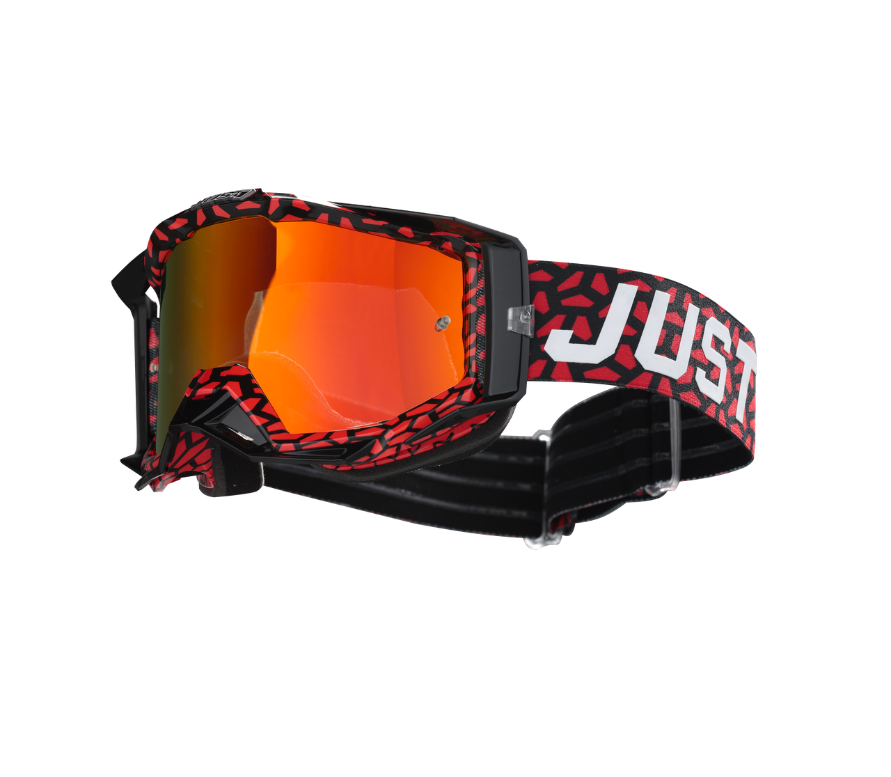 JUST1 GOGGLE IRIS MASK RED/WHITE