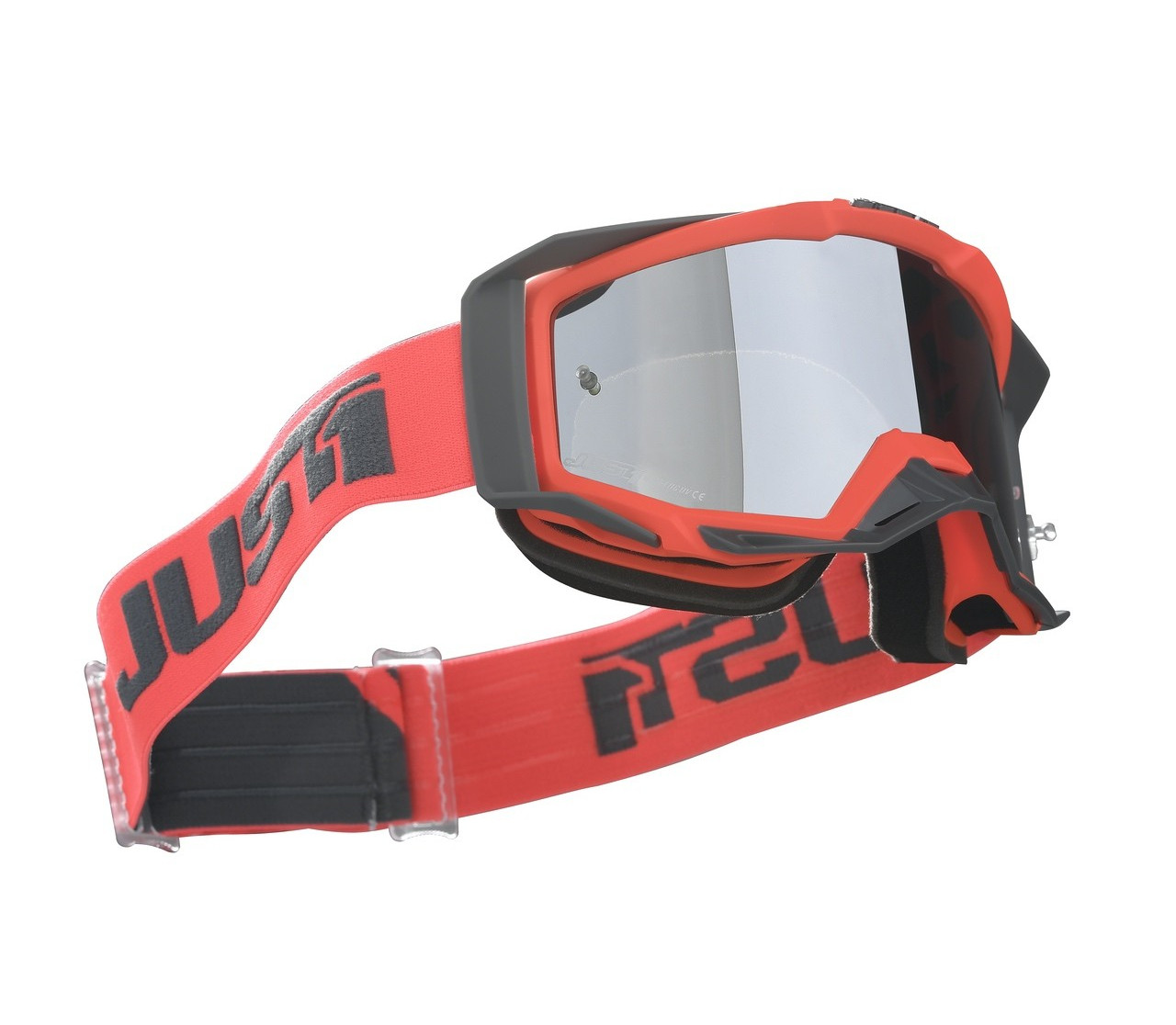 JUST1 GOGGLE IRIS TRACK RED-GREY