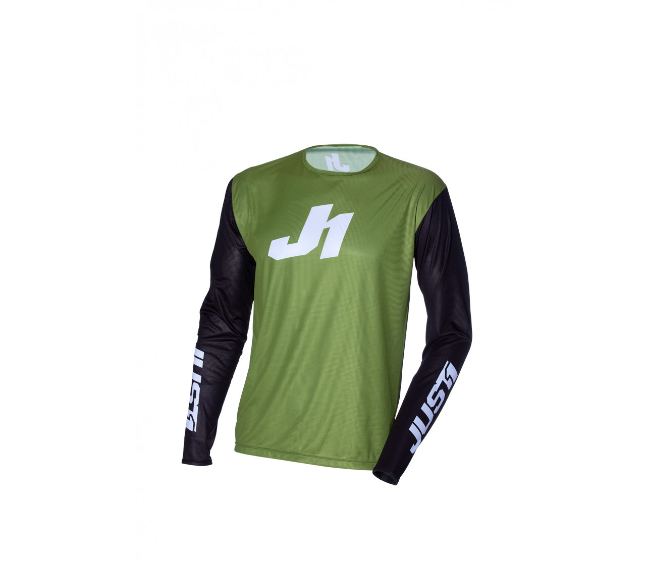 JUST1 JERSEY J-ESSENTIAL YOUTH SOLID ARMY BLACK WHITE