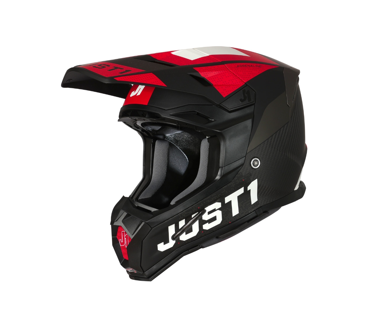 JUST1 J22 YOUTH ADRENALINE RED CARBON