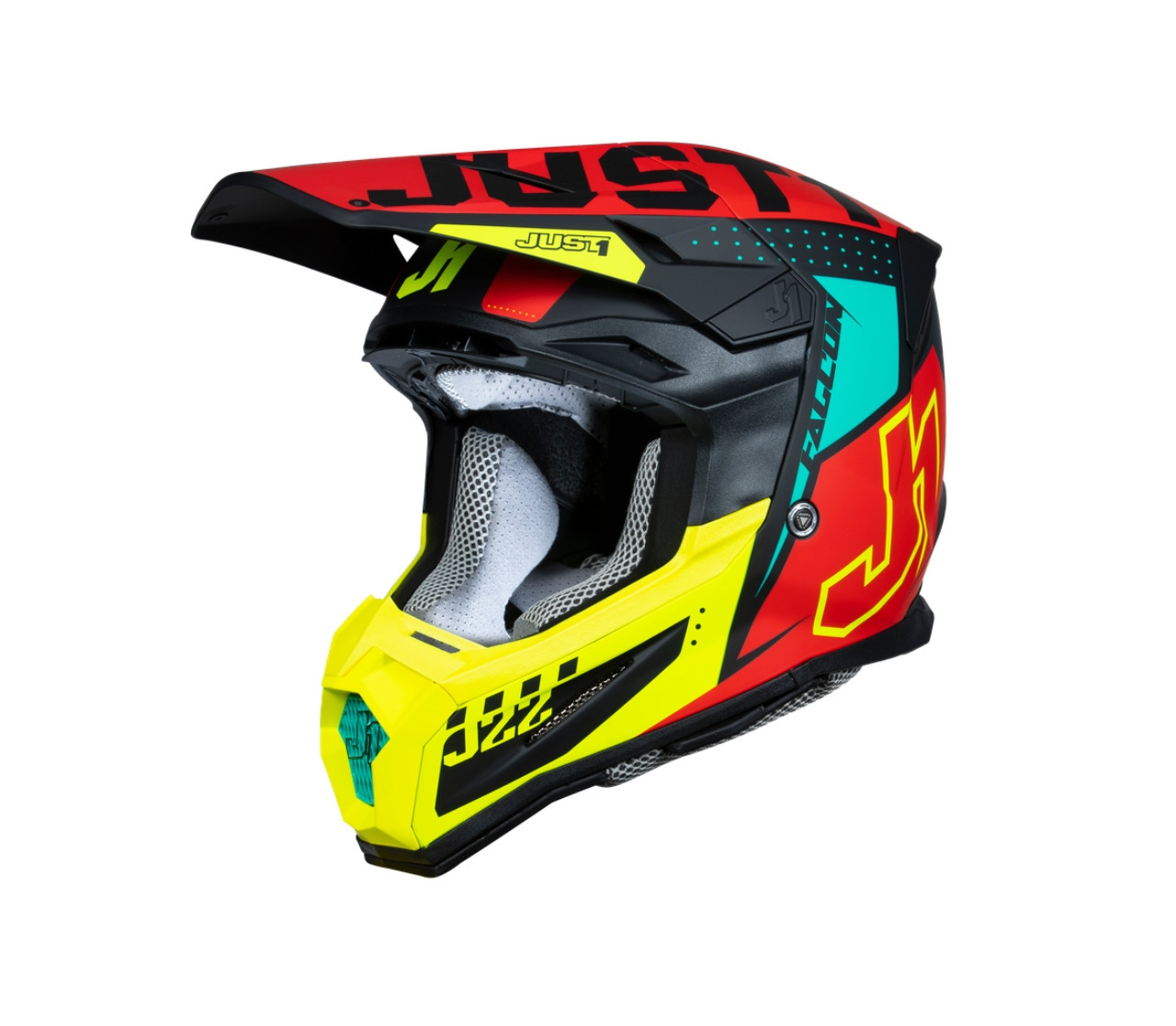 JUST1 J22-F FALCON FLUO RED YELLOW BLACK