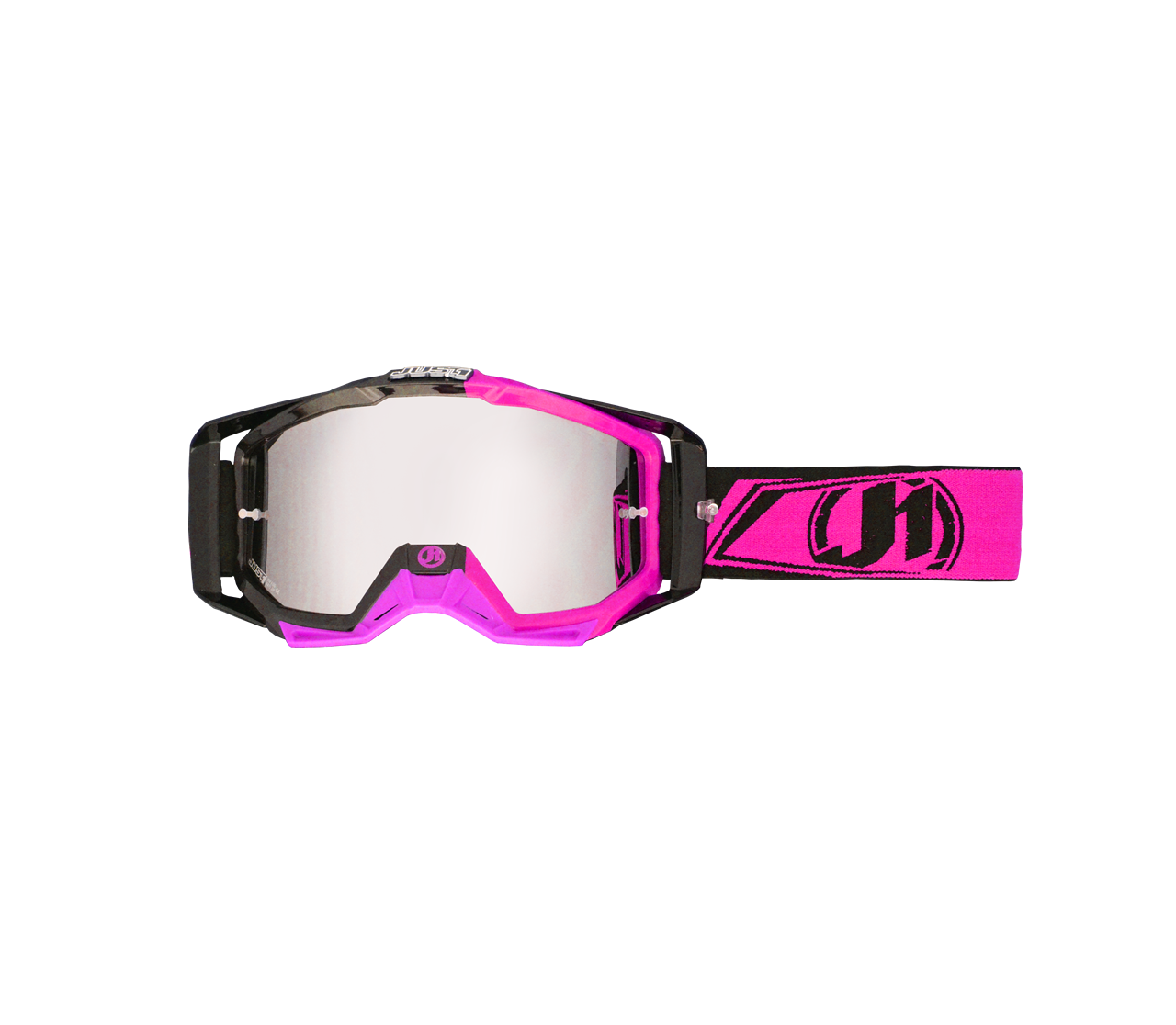 Just1 Goggle Iris Carbon Fluo Pink