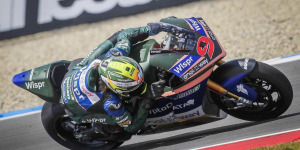 ANDREA MANTOVANI IN ASSEN FOR THE FOURTH CONSECUTIVE ROUND OF THE MotoE WORLD CHAMPIONSHIP.